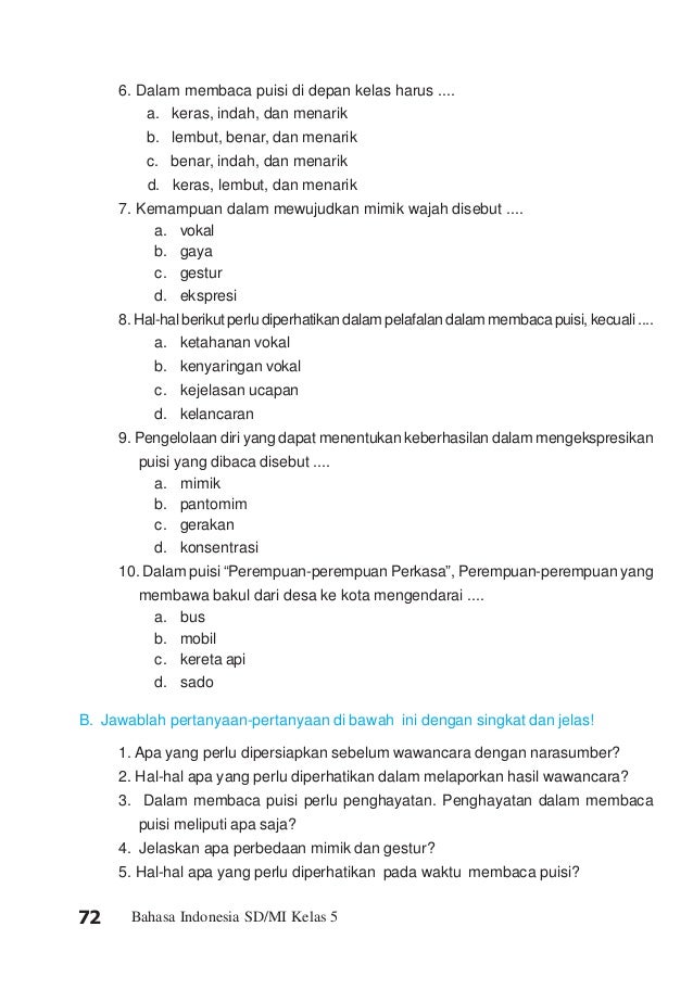 Hal Hal Yang Perlu Diperhatikan Dalam Pembacaan Puisi KT Puisi