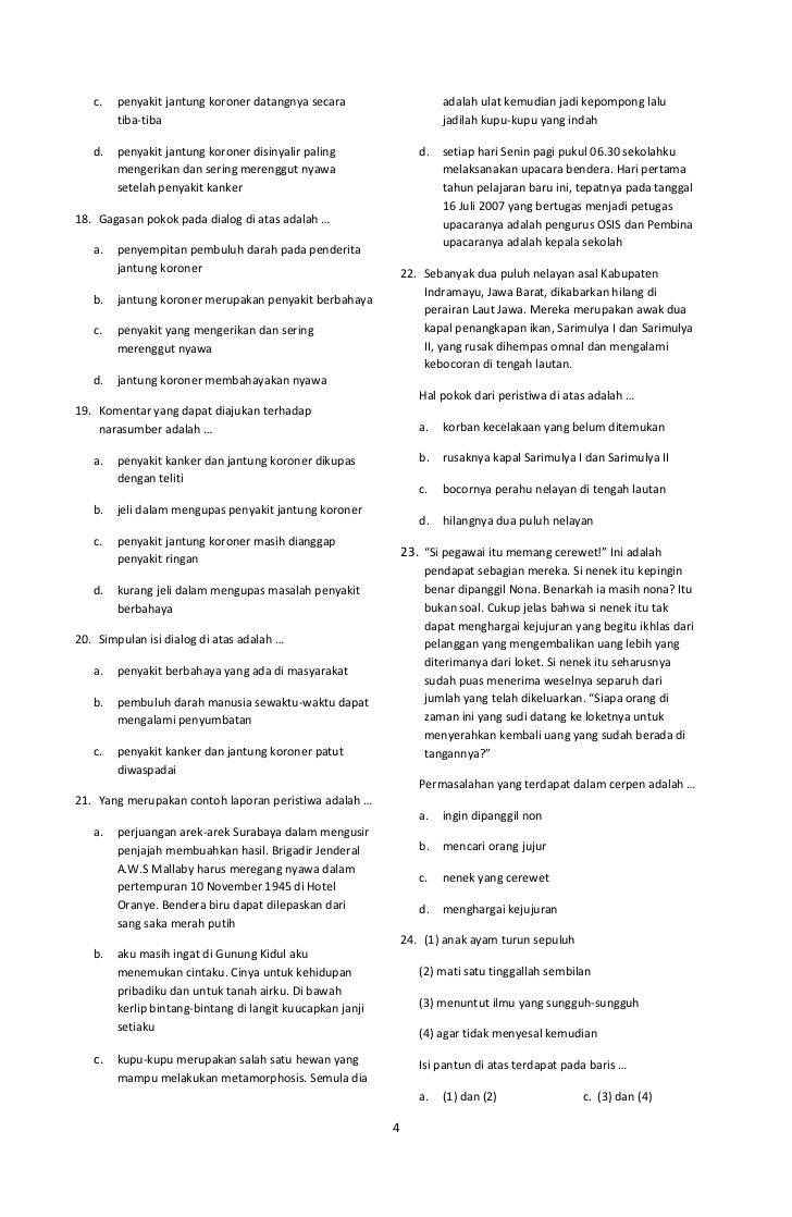 Bahasa indonesia kelas ix