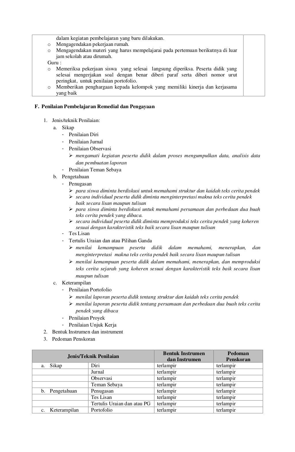 RPP SMA Bahasa indonesia kelas XI