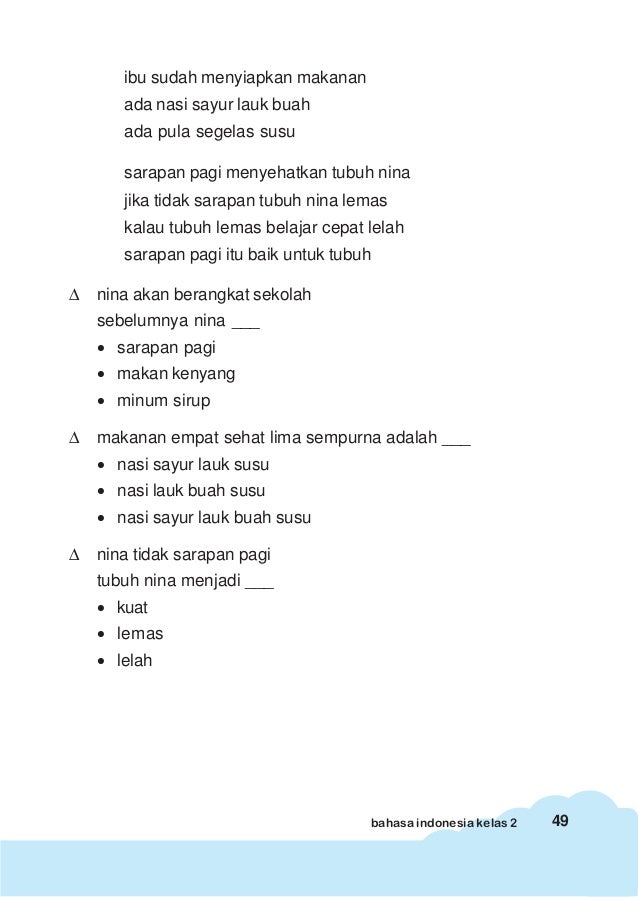 Bahasa indonesia kls 2