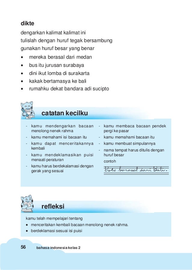 Bahasa indonesia kls 2