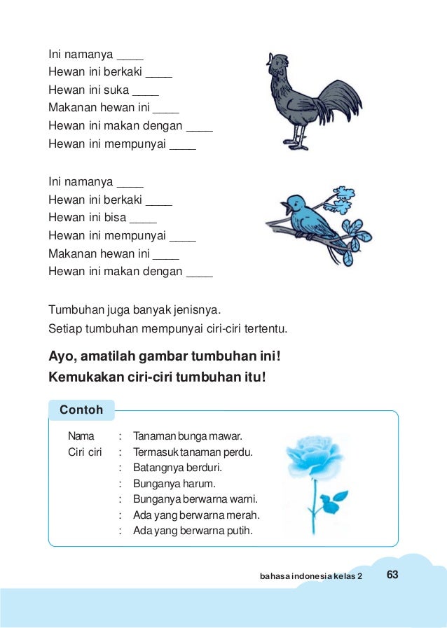 Gambar Hewan Anak Sd Kelas 2 : Sketsa gambar untuk anak sd kelas 2