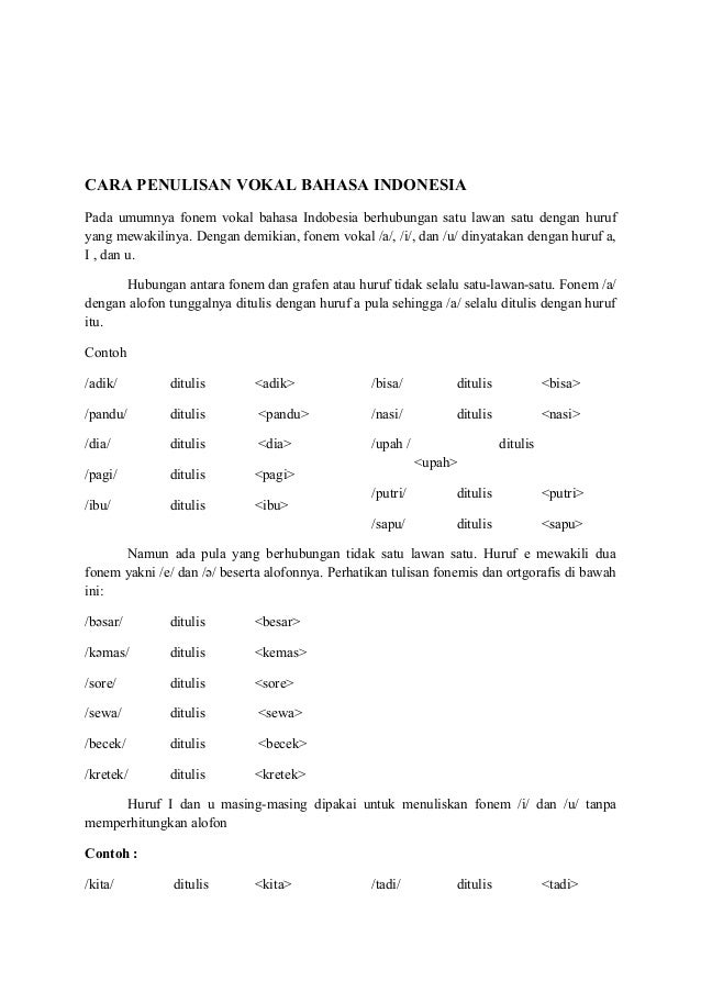 Bunyi Bahasa Dan Tata Bunyi