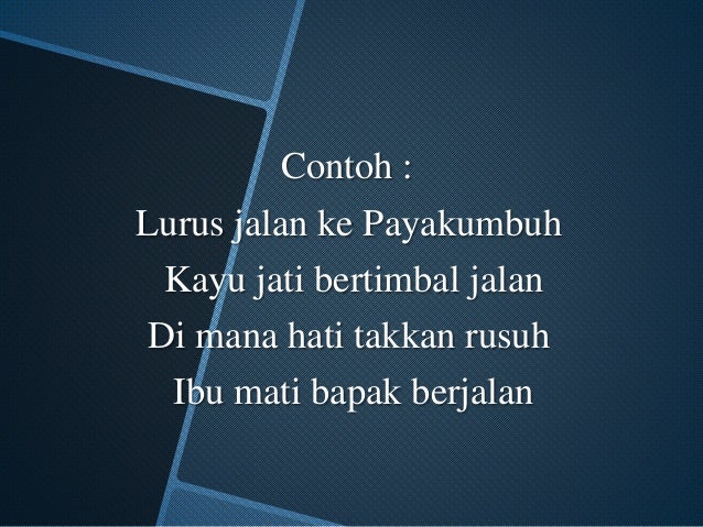 Puisi Lama, Puisi Baru dan Puisi Kontemporer