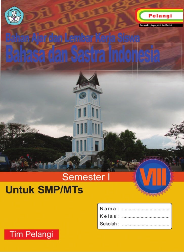 Bahasa indonesia smp kls 8 penerbit cv cahaya dipersada 