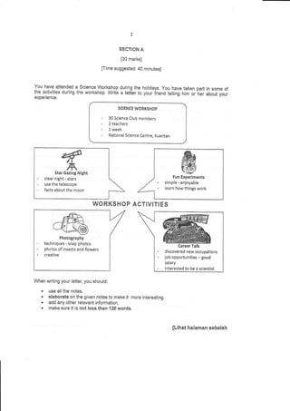Bahasa inggeris kertas 2 pahang