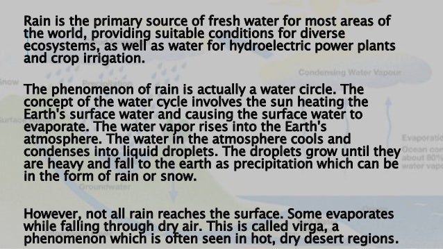 Explanation text - how does the rain happen?