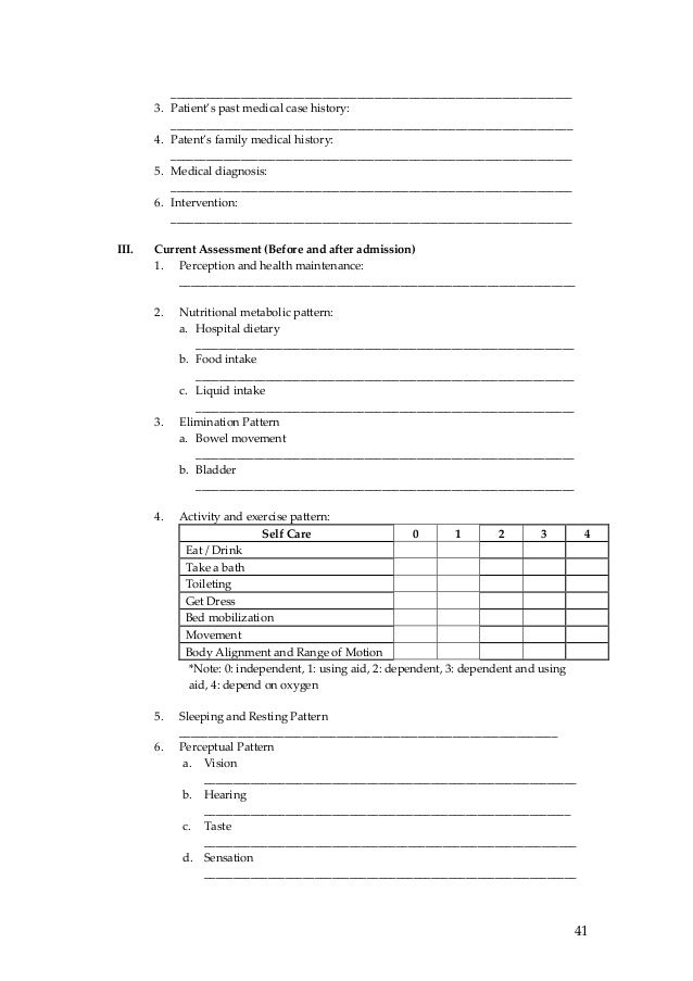 Contoh Formulir Kesehatan Dalam Bahasa Inggris