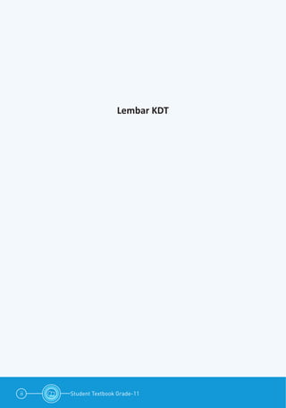 Lembar KDT 
ii Student Textbook Grade-11 
 