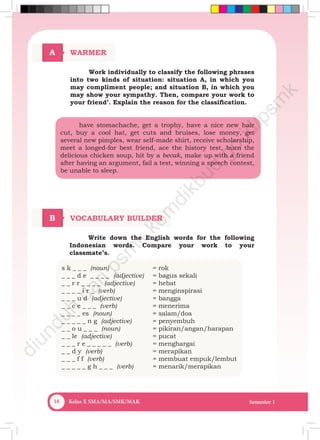 Materi bahasa inggris kelas X yang sangat bagus | PDF