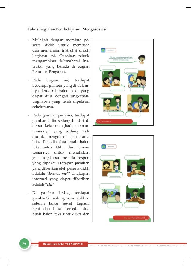 Bahasa Inggris Smp Kelas 8 Buku Guru Kurikulum 2013