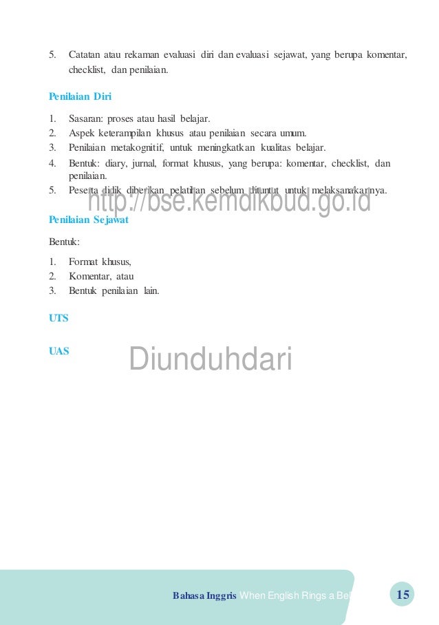 Bahasa inggris, when english rings a bell (buku guru) 7