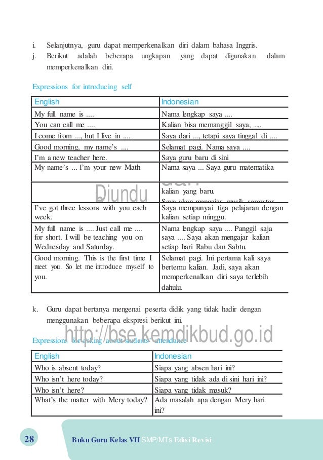 Perkenalan Diri Sendiri Dalam Bahasa Inggris Dan Artinya لم