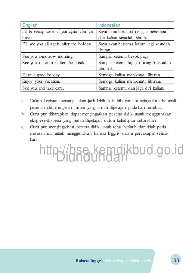 Sampai jumpa lagi bahasa inggrisnya 2021