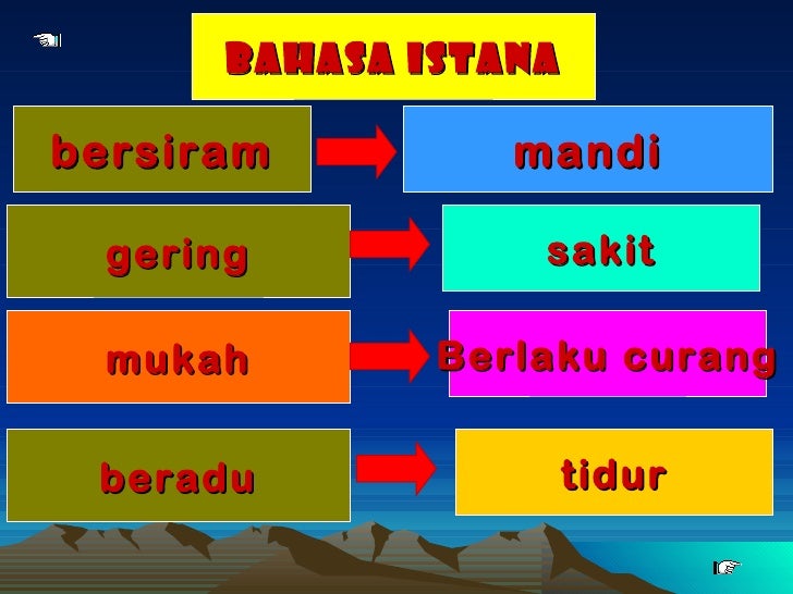  Bahasa istana 