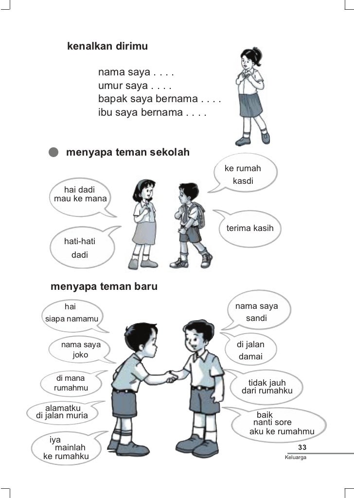 Bahasa kita bahasa indonesia kelas 1 s