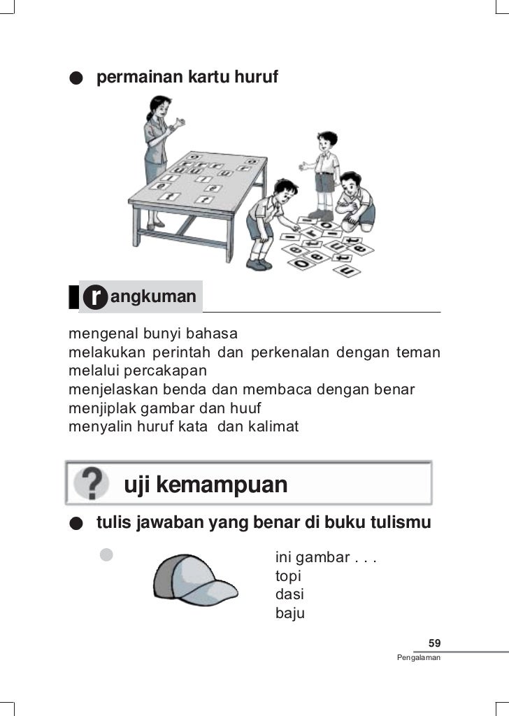 Bahasa Kita Bahasa Indonesia Kelas 1 S