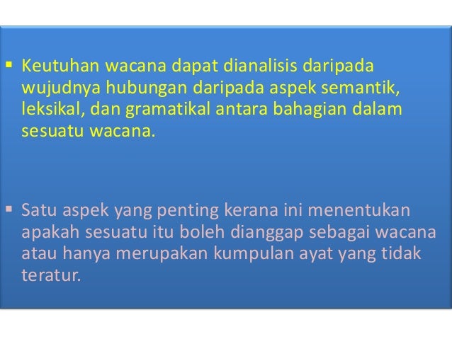 Bahasa melayu komunikatif (wacana)
