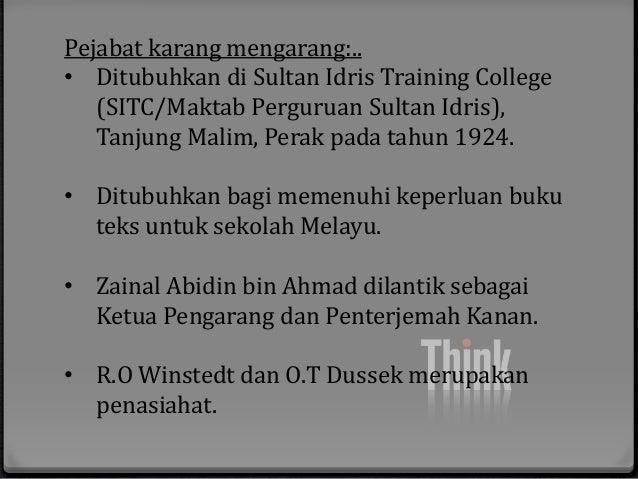 Bahasa melayu moden (sumbangan pertubuhan dan institusi 
