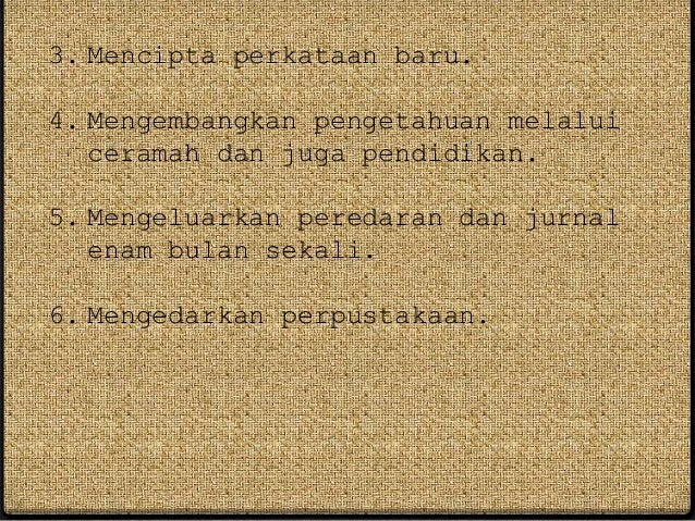 Bahasa melayu moden (sumbangan pertubuhan dan institusi 