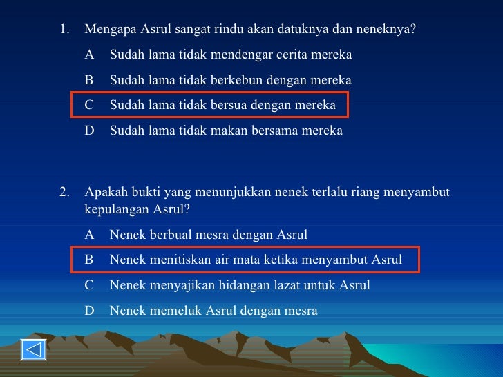 Bahasa melayu (pemahaman) KEMBARA BAHASA