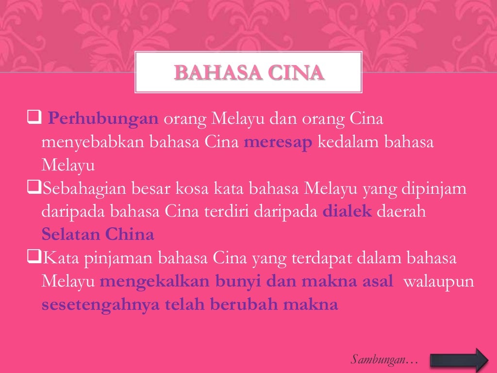 Unsur Asing Dalam Bahasa Melayu / Bahasa Melayu- unsur asing dalam