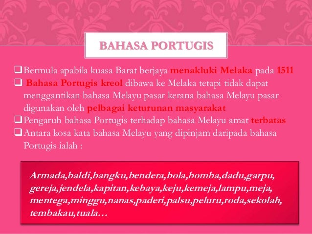 Bahasa Melayu- unsur asing dalam bahasa melayu sem 1
