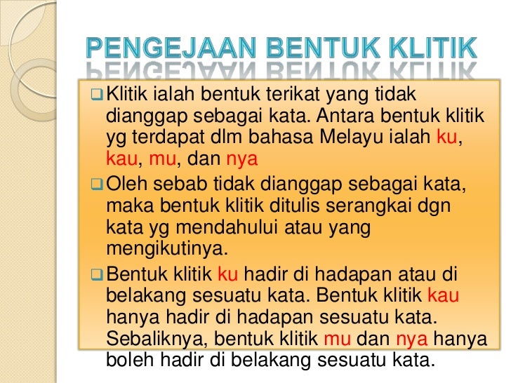 Bahasa melayu presentation