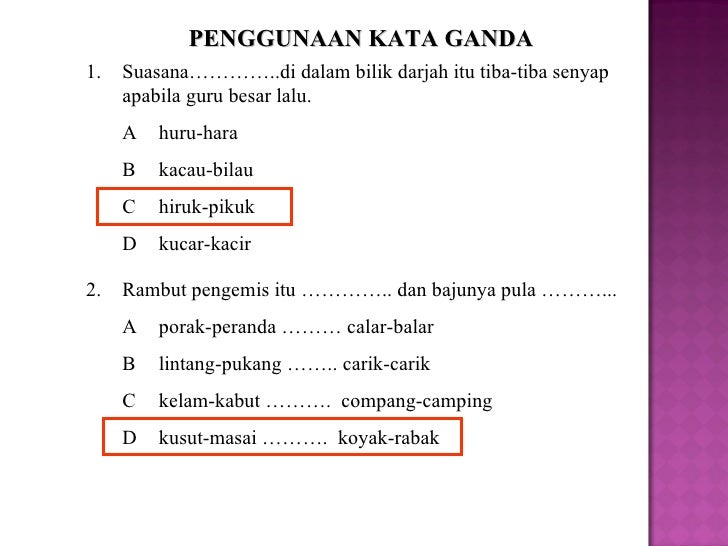 Bahasa melayu (tatabahasa) KEMBARA BAHASA