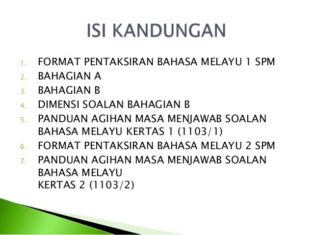 Bahasa melayu tingkatan 5