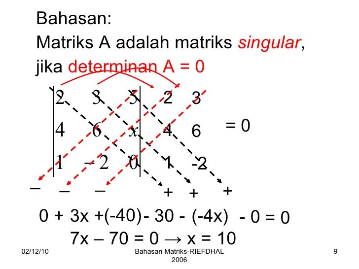 29++ Contoh Soal Matriks Singular Kumpulan Contoh Soal