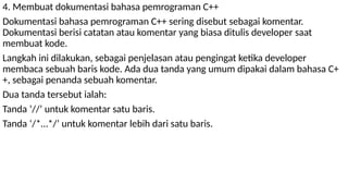 Bahasa Pemrograman C++ dan c pengaplikasiannya.pptx