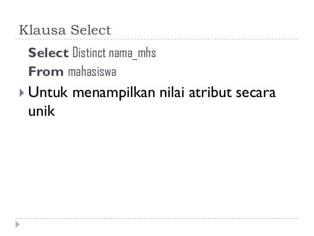 Bahasa Query Terapan