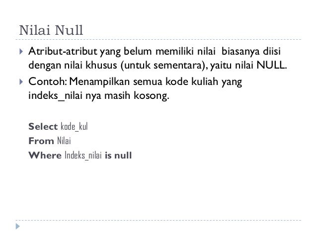Bahasa Query Terapan