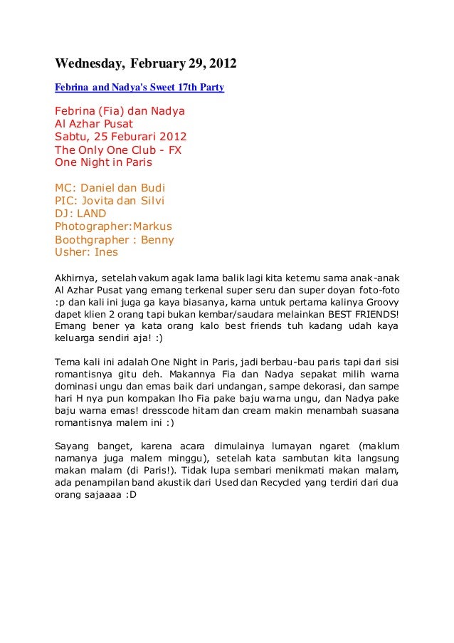 Kata Kata Party Rasanya