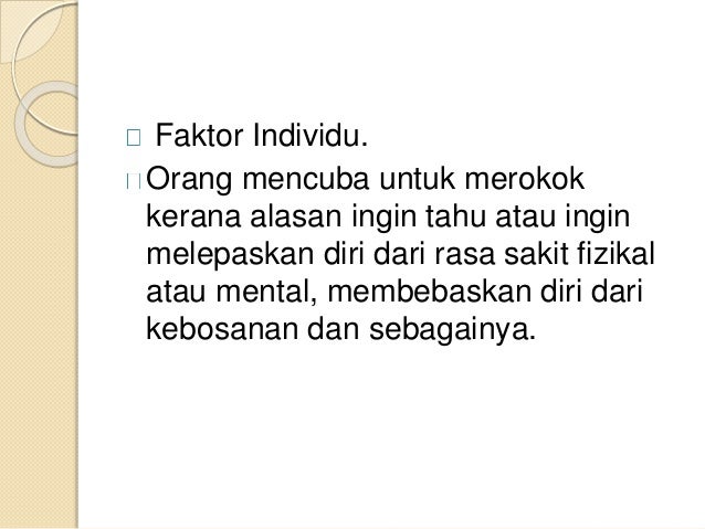 Bahaya Merokok