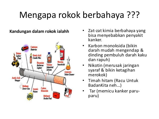 Bahaya merokok bagi kesehatan