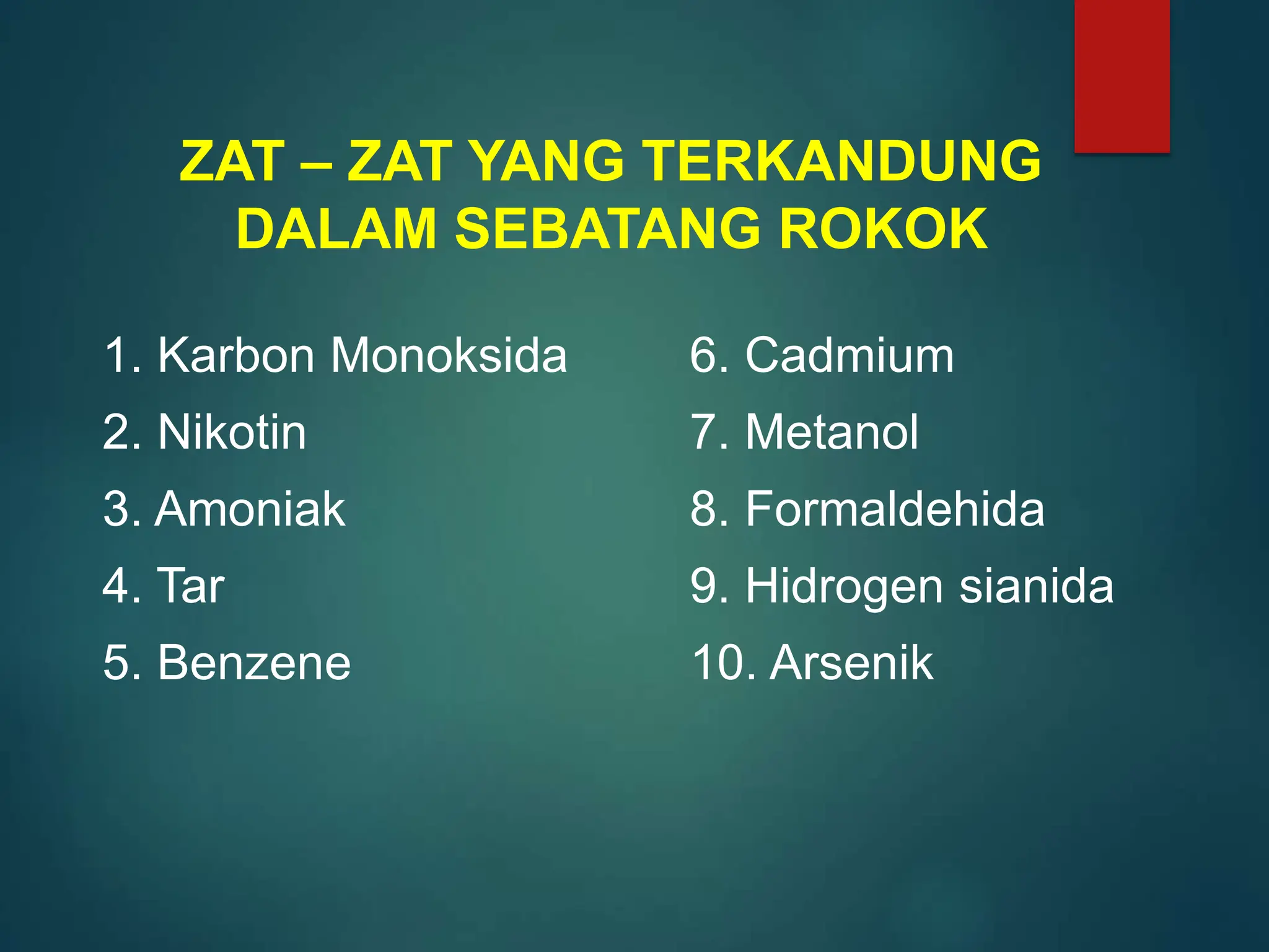 Bahaya Rokok bagi kesehatan tubuh dan.ppt