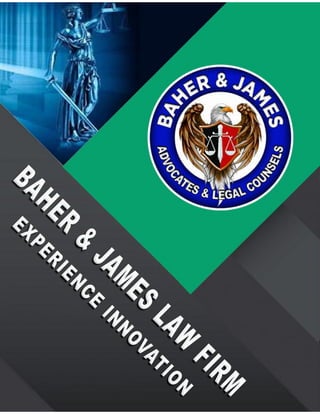 BAHER
&
JAMES
LAW
FIRM
EXPERIENCE
INNOVATION
 