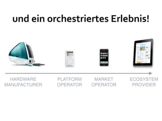 und ein orchestriertes Erlebnis!
 