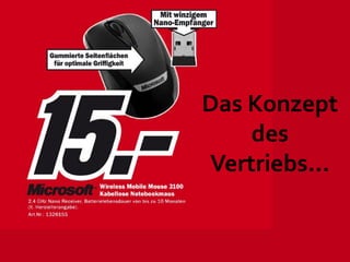 Das Konzept
    des
Vertriebs...
 