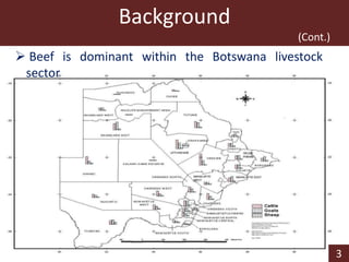 Technical efficiency in beef cattle production in Botswana: a stochastic metafrontier approach