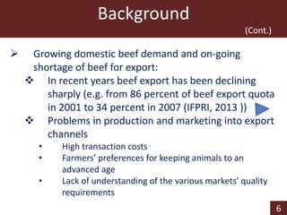 Technical efficiency in beef cattle production in Botswana: a stochastic metafrontier approach