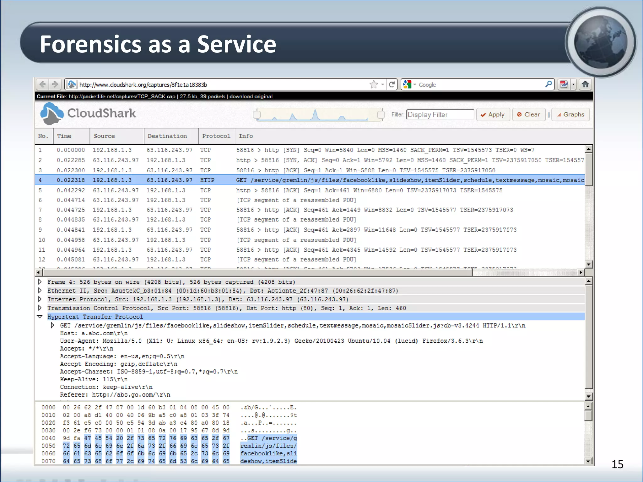 Forensics as a Service
15
 