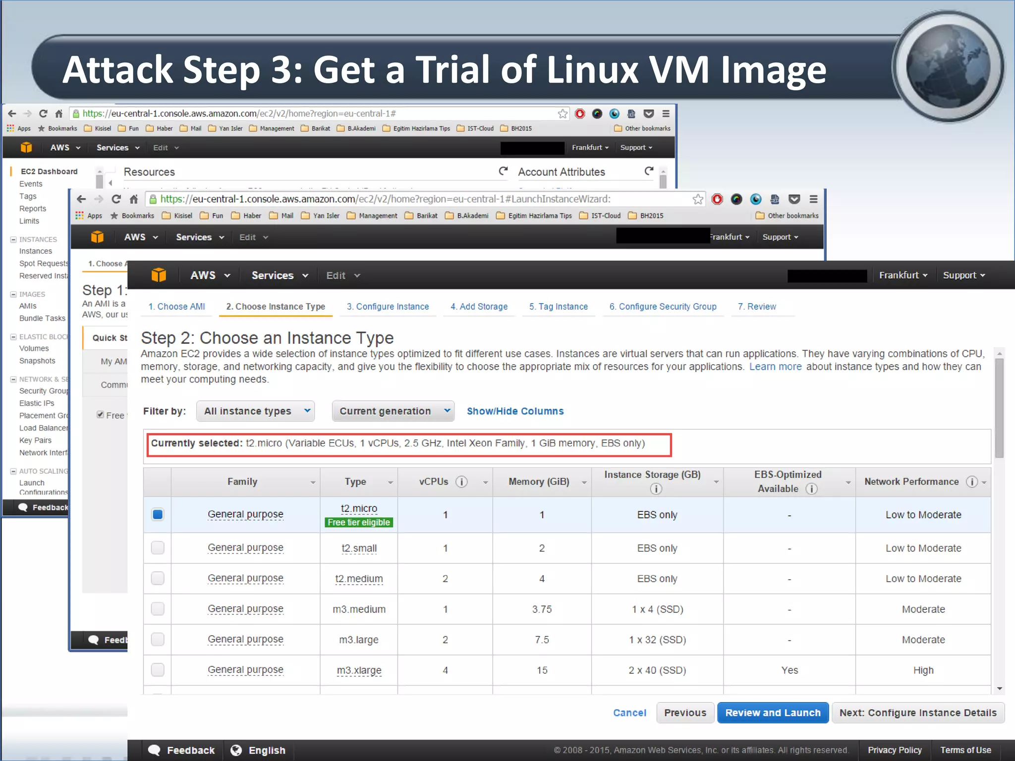 Attack Step 3: Get a Trial of Linux VM Image
30
 