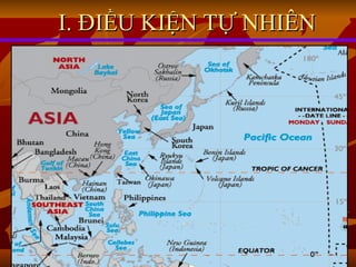 I. ĐIỀU KIỆN TỰ NHIÊN 