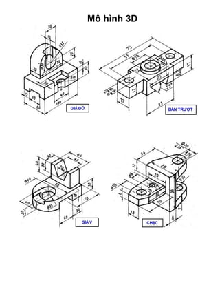 Bài tập Solidworks từ căn bản đến nâng cao - bai-tap-solidworks | PDF