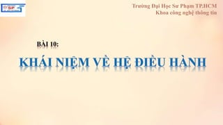 Trường Đại Học Sư Phạm TP.HCM 
Khoa công nghệ thông tin 
 