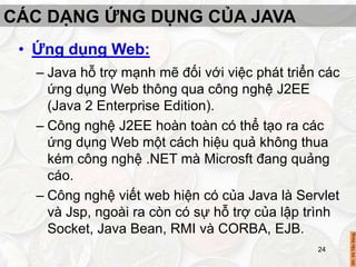 Bài giảng lập trình Java cơ bản - Java Programming | PPT
