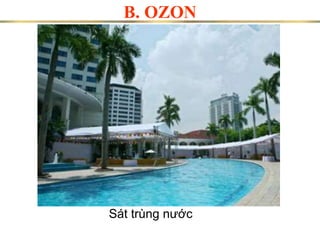 B. OZON
Sát trùng ước
 